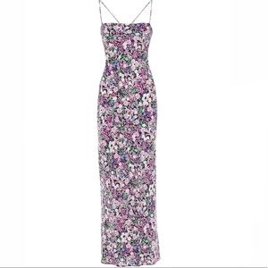 BEC & BRIDGE Floral Print Silk Maxi Dress NWOT